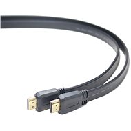 Video kábel PremiumCord HDMI High Speed prepojovací 1m, plochý