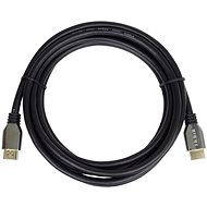 Video kábel PremiumCord ULTRA HDMI 2.1 High Speed + Ethernet kábel 8K @ 60 Hz, 4K @ 120 Hz, 3 m pozlátený