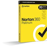Norton 360 Platinum 100 GB, VPN, 1 používateľ, 20 zariadení, 12 mesiacov (elektronická licencia) - Internet Security
