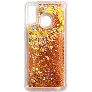 Kryt na mobil iWill Glitter Liquid Star Case pre Samsung Galaxy A20e Rose Gold