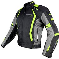 Cappa Racing AREZZO textilná čierna/zelená - Motorkárska bunda
