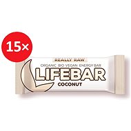 Lifefood Lifebar kokosová BIO – 15 ks - Raw tyčinka