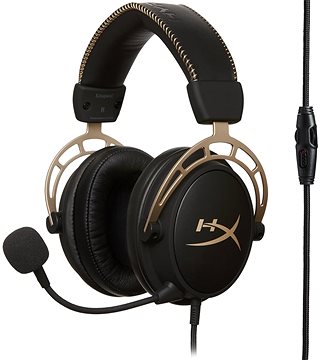 HyperX Cloud Alpha – Gold - Herné slúchadlá | Alza.sk