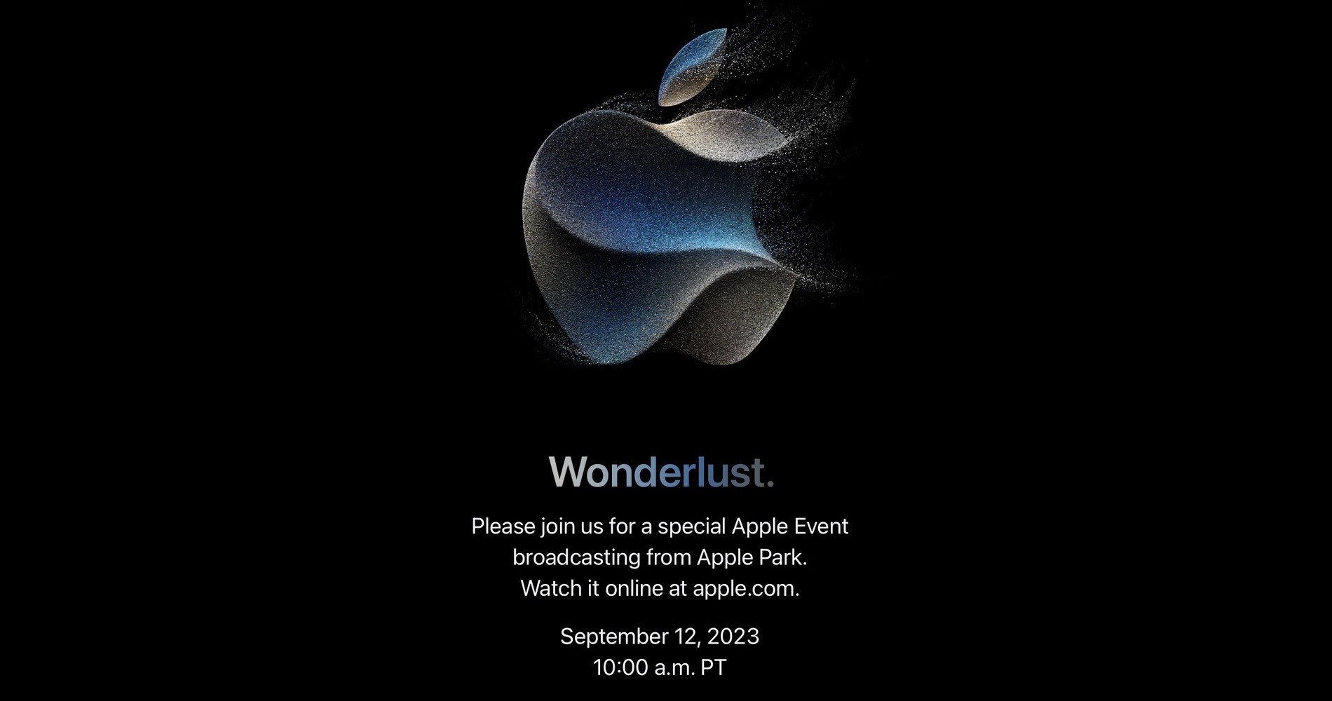 Apple event, september 2023
