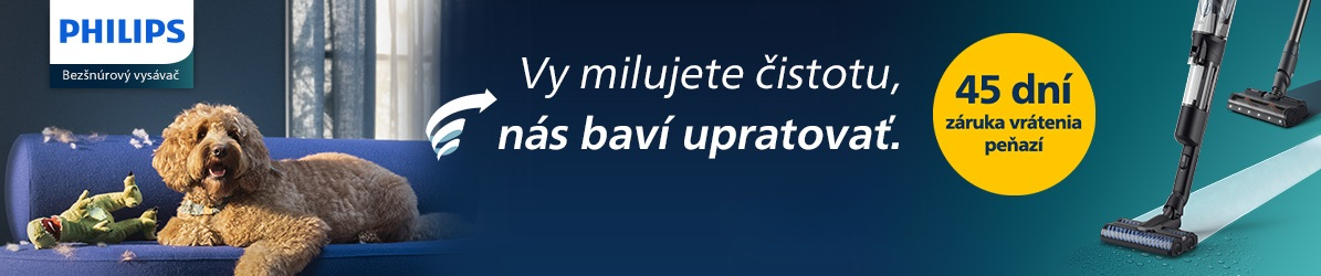 Tyčové vysávače Philips so zárukou 45 dní vrátenia peňazí