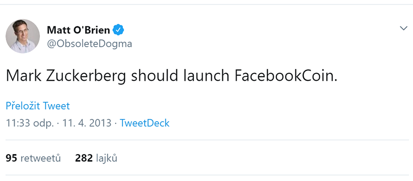 Libra; facebook; kryptomeny