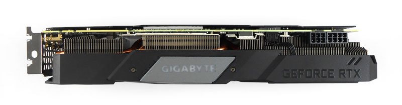 Gigabyte RTX 2070 SUPER Gaming OC; horná strana