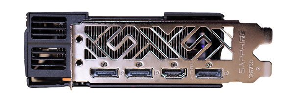 Sapphire Pulse RX 5700 XT 8G; obrazové výstupy