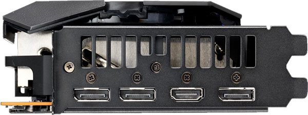 Asus STRIX RX 5700 XT O8G Gaming; obrazové výstupy