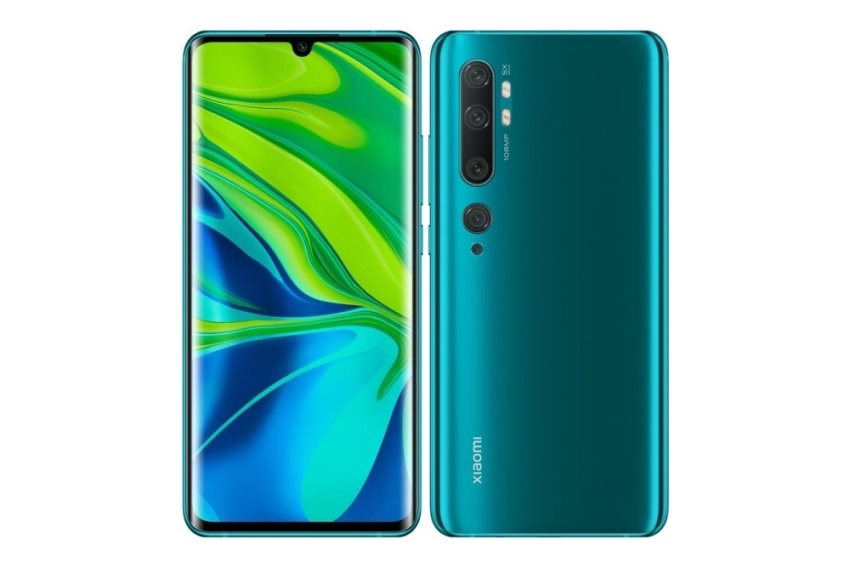 Xiaomi Mi Note 10 Pro, dizajn