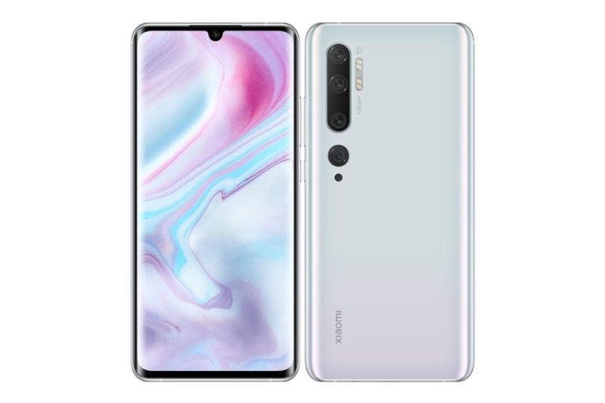 Xiaomi Mi Note 10 Pro, dizajn