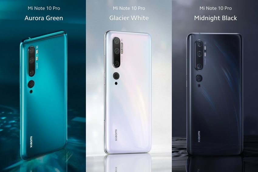Xiaomi Mi Note 10 Pro Dizajn