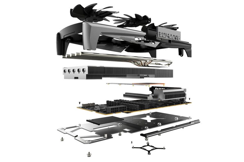 Sapphire Nitro+ RX 5700 XT 8G; systém chladenia