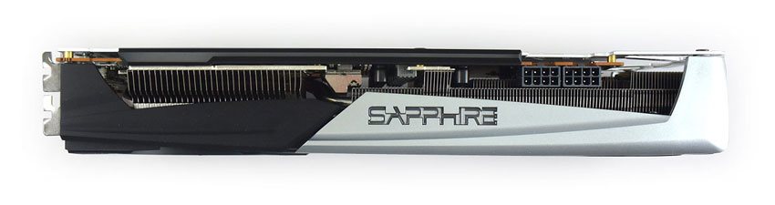 Sapphire Nitro+ RX 5700 XT 8G; horná strana