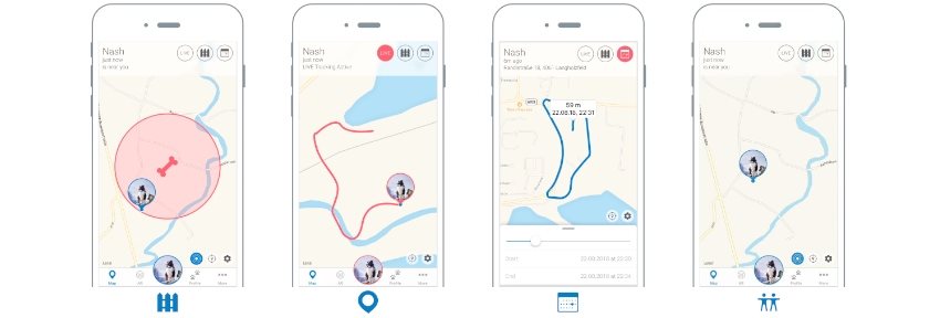 Tractive - aplikácia
