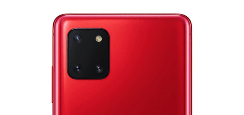 Samsung Galaxy Note10 Lite Fotoaparát