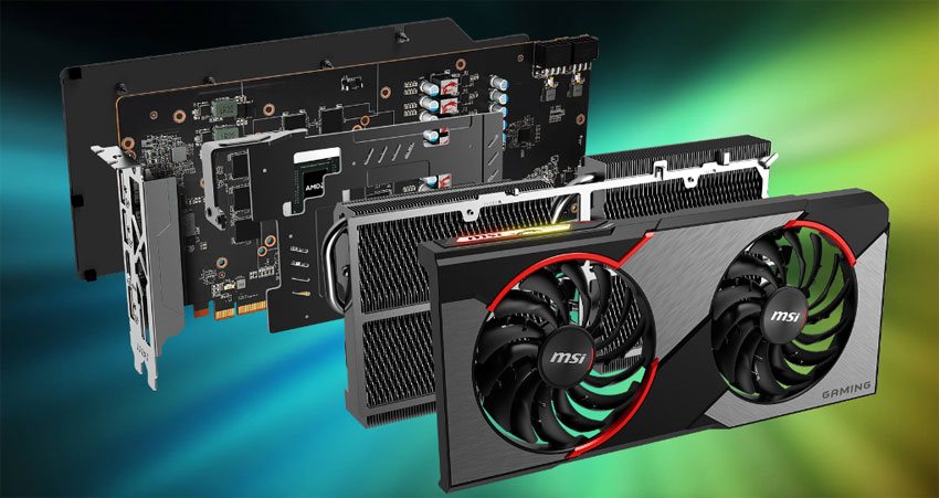 MSI RX 5700 GAMING X 8G; systém chladenia