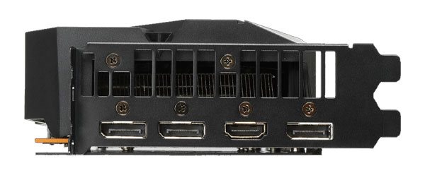 Asus DUAL RX 5700 O8G EVO; obrazové výstupy
