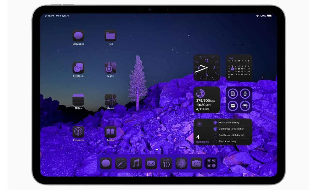 iPadOS 18, personalizácia