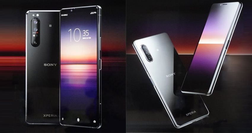 Sony Xperia 1 II a Xperia 10 II