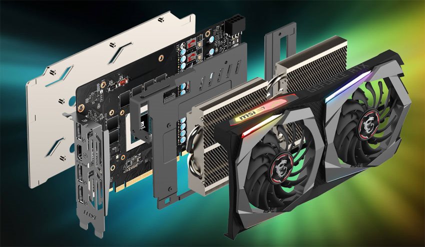 MSI RTX 2060 SUPER Gaming X; systém chladenia