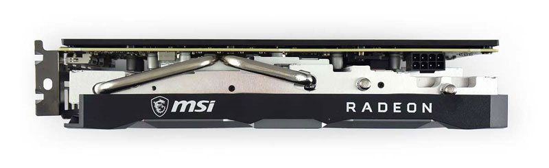 MSI RX 5600 XT MECH OC 6G; horná strana