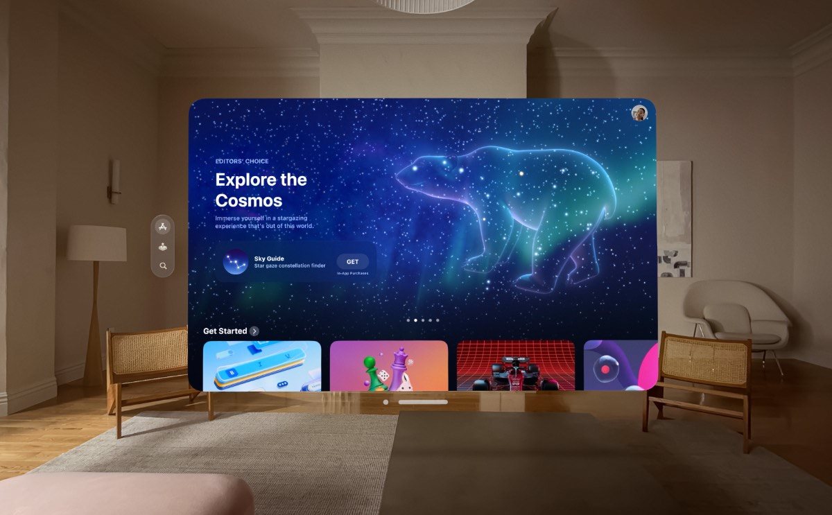 WWDC 2023, AR obraz z Vision Pro