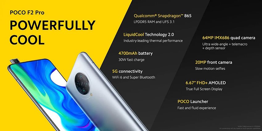 Poco F2 Pro – batéria