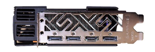 Sapphire PULSE RX 5500 XT 8G; obrazové výstupy