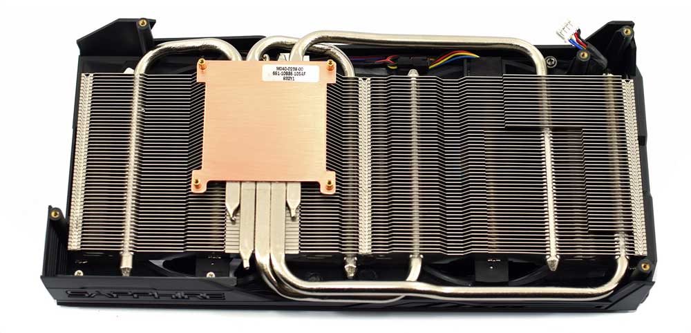 Sapphire PULSE RX 5600 XT 6G; systém chladenia; variant 1