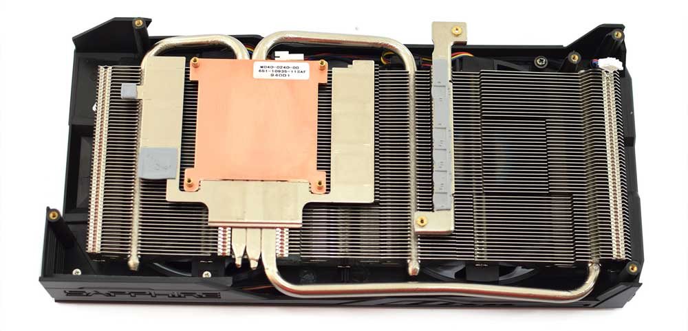 Sapphire PULSE RX 5600 XT 6G; systém chladenia; variant 2