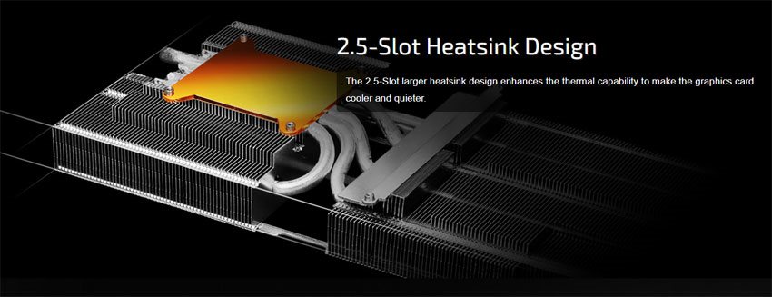 ASRock RX 5700 XT Taichi X 8G OC+; systém chladenia