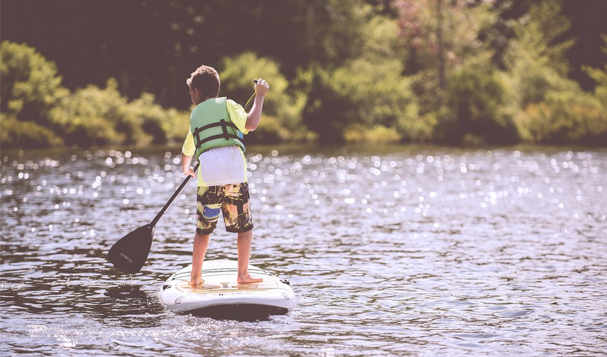 Používanie paddleboardu je jednoduché