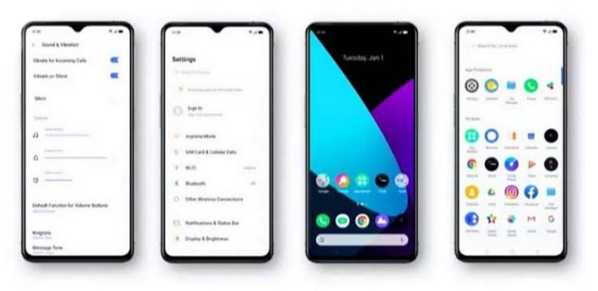 Realme UI - vzhľad