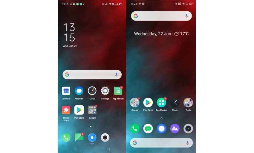 Realme UI - prostredie