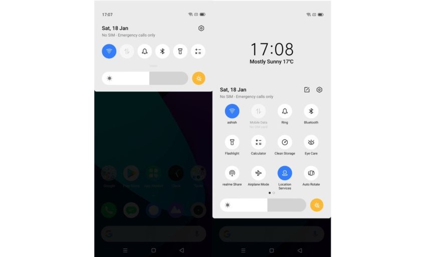 Realme UI - prostredie