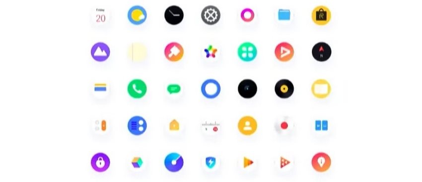 Realme UI - ikony
