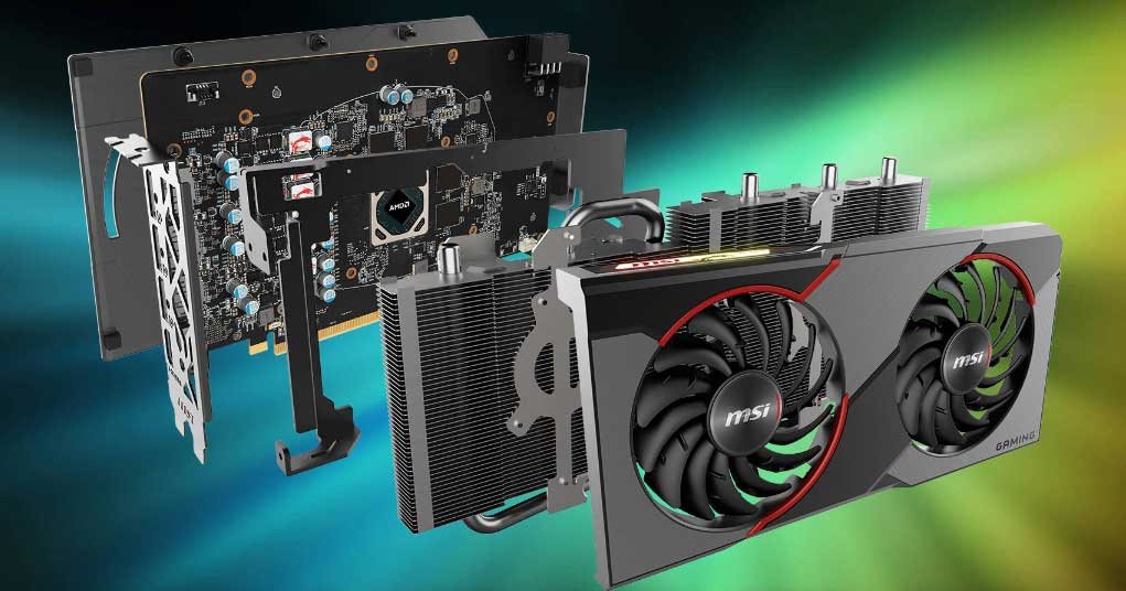 MSI RX 5500 XT GAMING X 8G; systém chladenia
