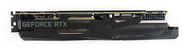 Asus STRIX RTX 2070 SUPER O8G Gaming; horná strana