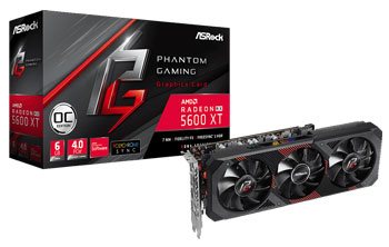 ASRock RX 5600 XT Phantom Gaming D3 6G OC
