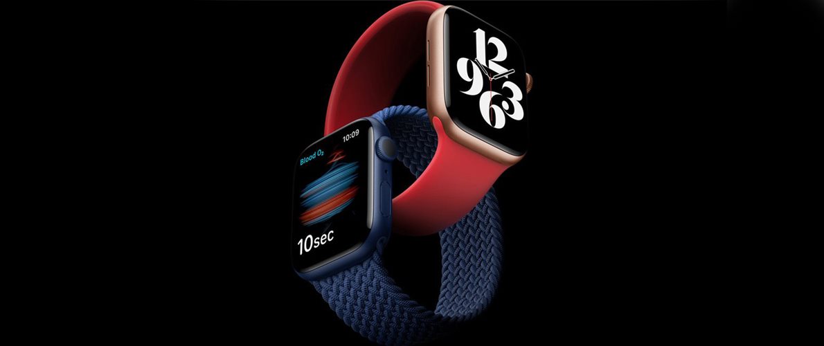 Apple Watch 6; Apple; smartwatch; nositeľná elektronika; smart hodinky; wearables; 
