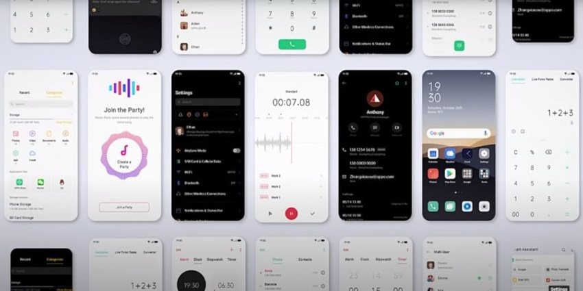 ColorOS, nástavba, design