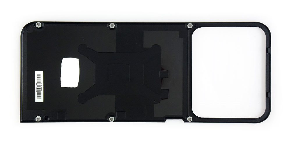 NVIDIA RTX 3060 Ti Founders Edition; systém chladenia backplate