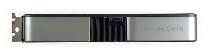 NVIDIA RTX 3070 Founders Edition; horná strana