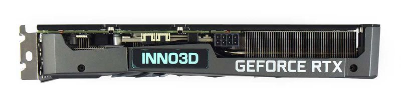 Inno3D RTX 3060 Ti TWIN X2 OC 8G; horná strana