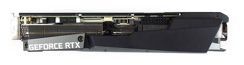 Inno3D RTX 3070 iCHILL X3 8G; horná strana