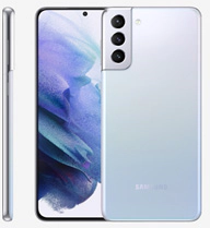 Mobilný telefón Samsung Galaxy S21+ strieborný