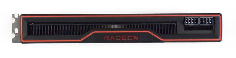 Sapphire Radeon RX 6800 16G; horná strana