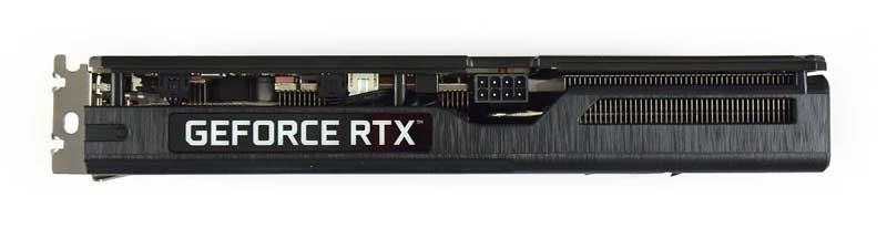 Gainward RTX 3060 Ghost OC 12G; horná strana
