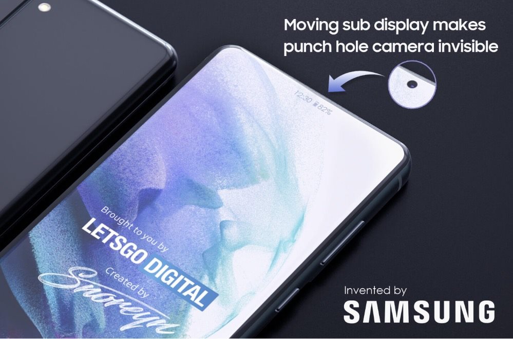 Samsung Galaxy S22, neprerušený displej